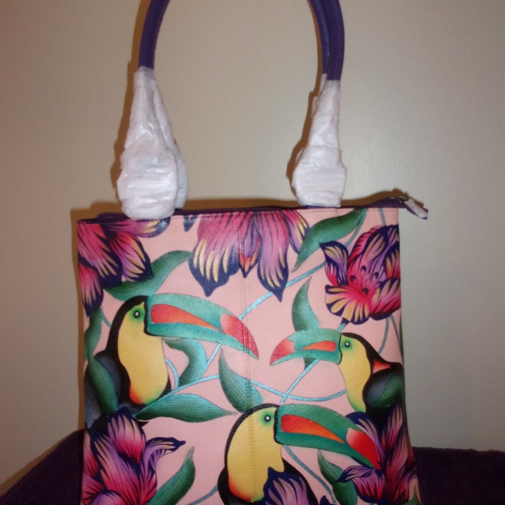 Anushka Triple Comp Tote/Shoulder Bag NWT